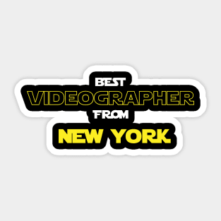 Best Videographer from New York Sticker